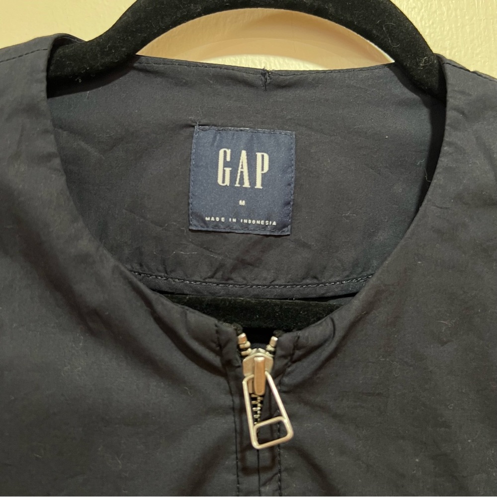 Gap Lightweight Collarless Bomber Jacket - image 2